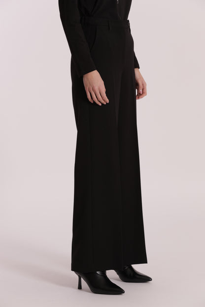 PANTALONE PALAZZO CON ELASTICO DIETRO IN POLYVISCOSA