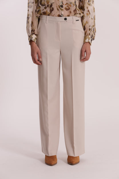PANTALONE PALAZZO CON ELASTICO DIETRO IN POLYVISCOSA
