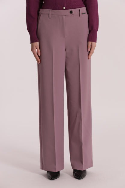 PANTALONE PALAZZO CON ELASTICO DIETRO IN POLYVISCOSA