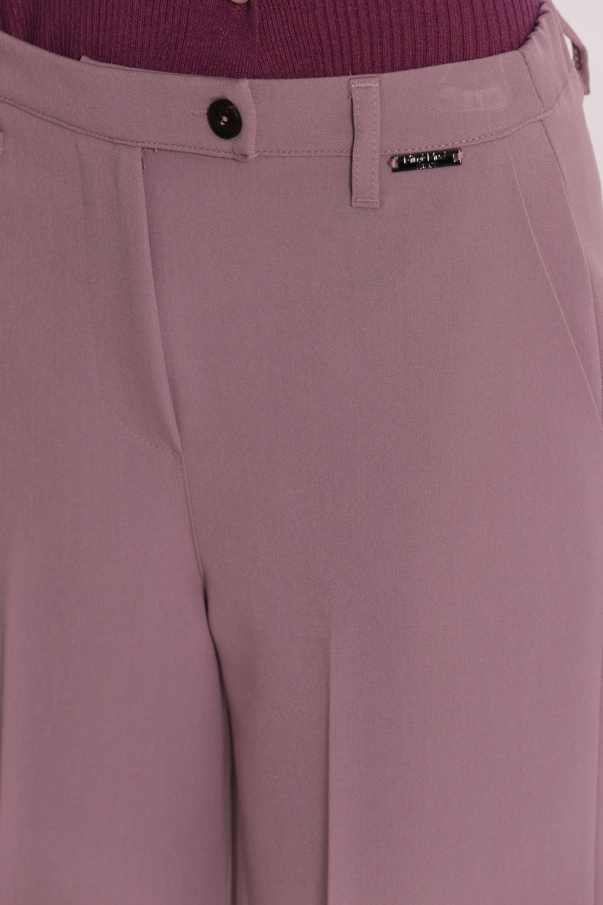 PANTALONE PALAZZO CON ELASTICO DIETRO IN POLYVISCOSA