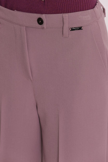 PANTALONE PALAZZO CON ELASTICO DIETRO IN POLYVISCOSA