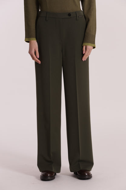 PANTALONE PALAZZO CON ELASTICO DIETRO IN POLYVISCOSA