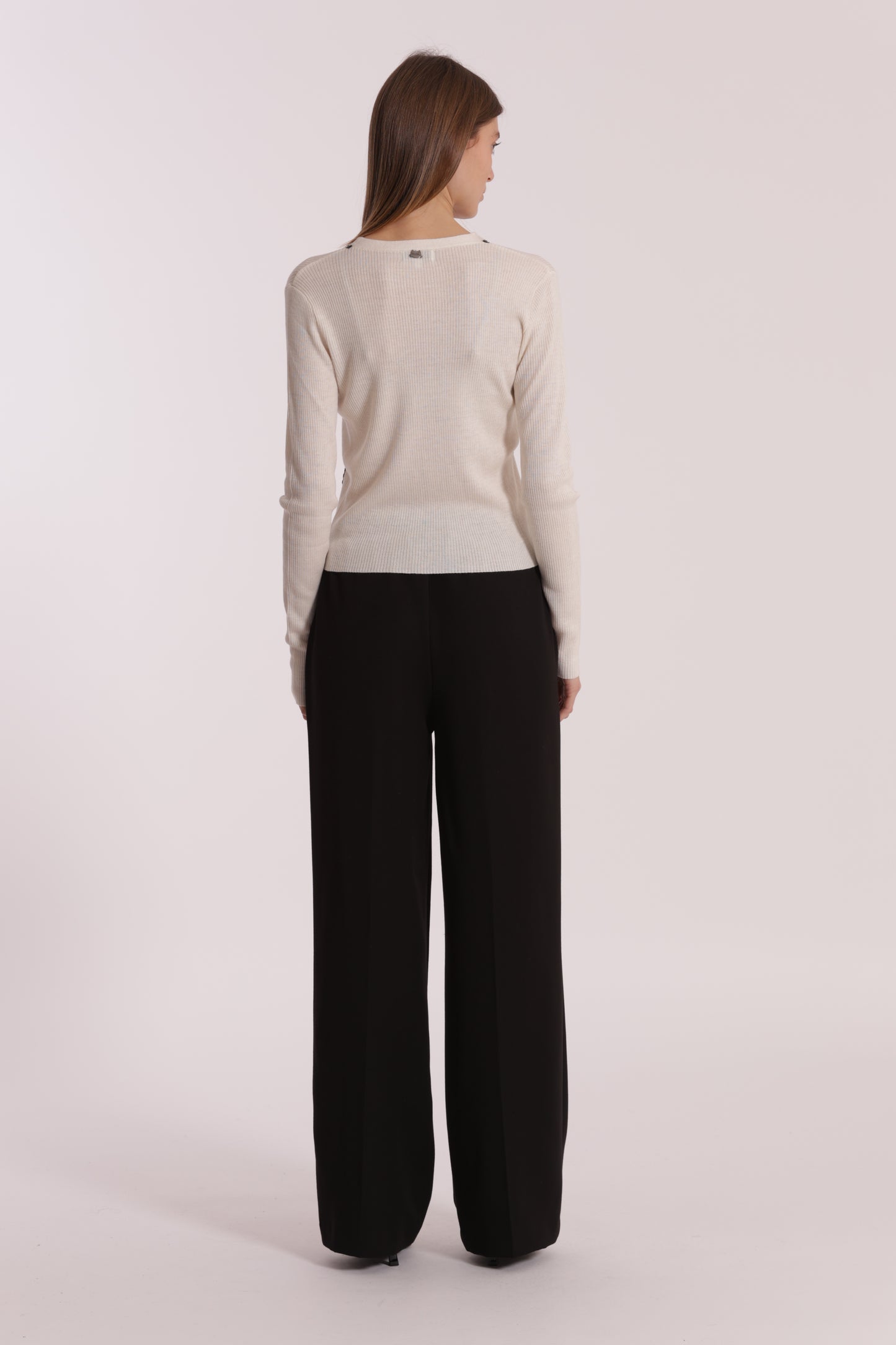 PANTALONE JOGGER PALAZZO IN POLYVISCOSA