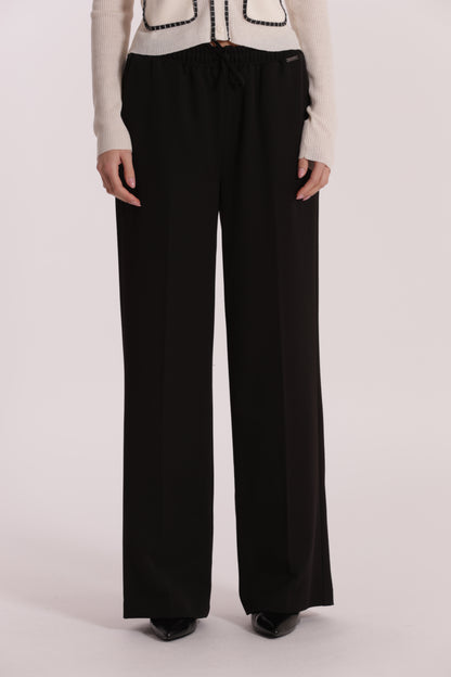 PANTALONE JOGGER PALAZZO IN POLYVISCOSA