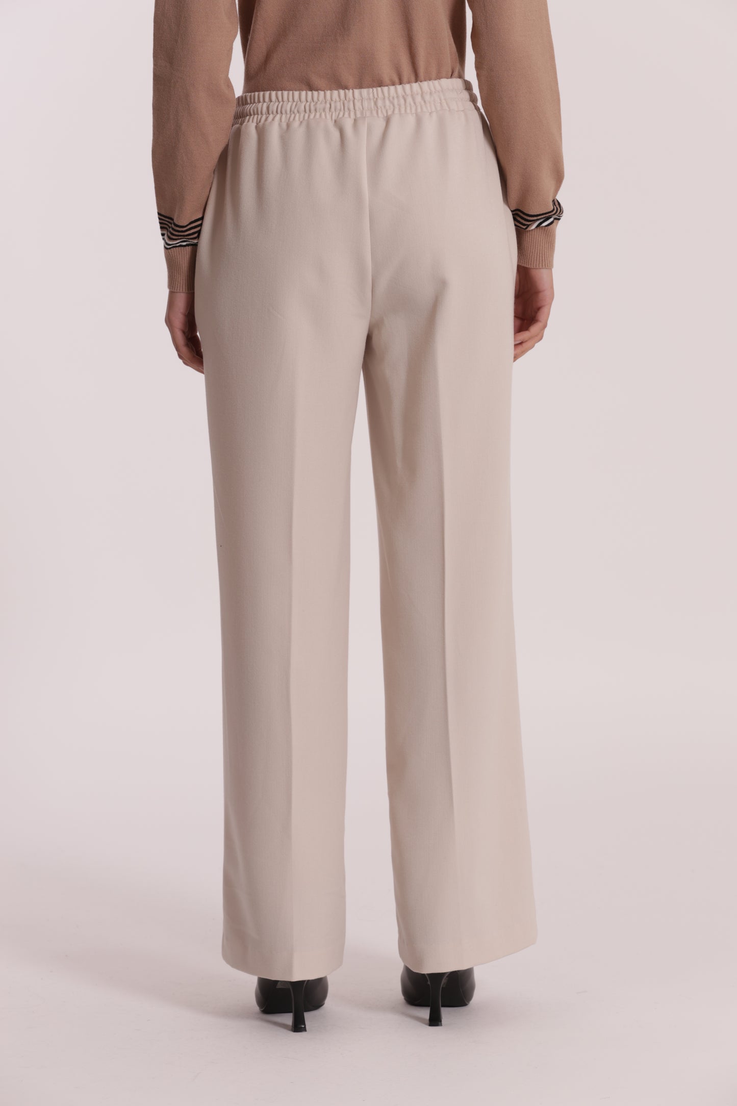 PANTALONE JOGGER PALAZZO IN POLYVISCOSA