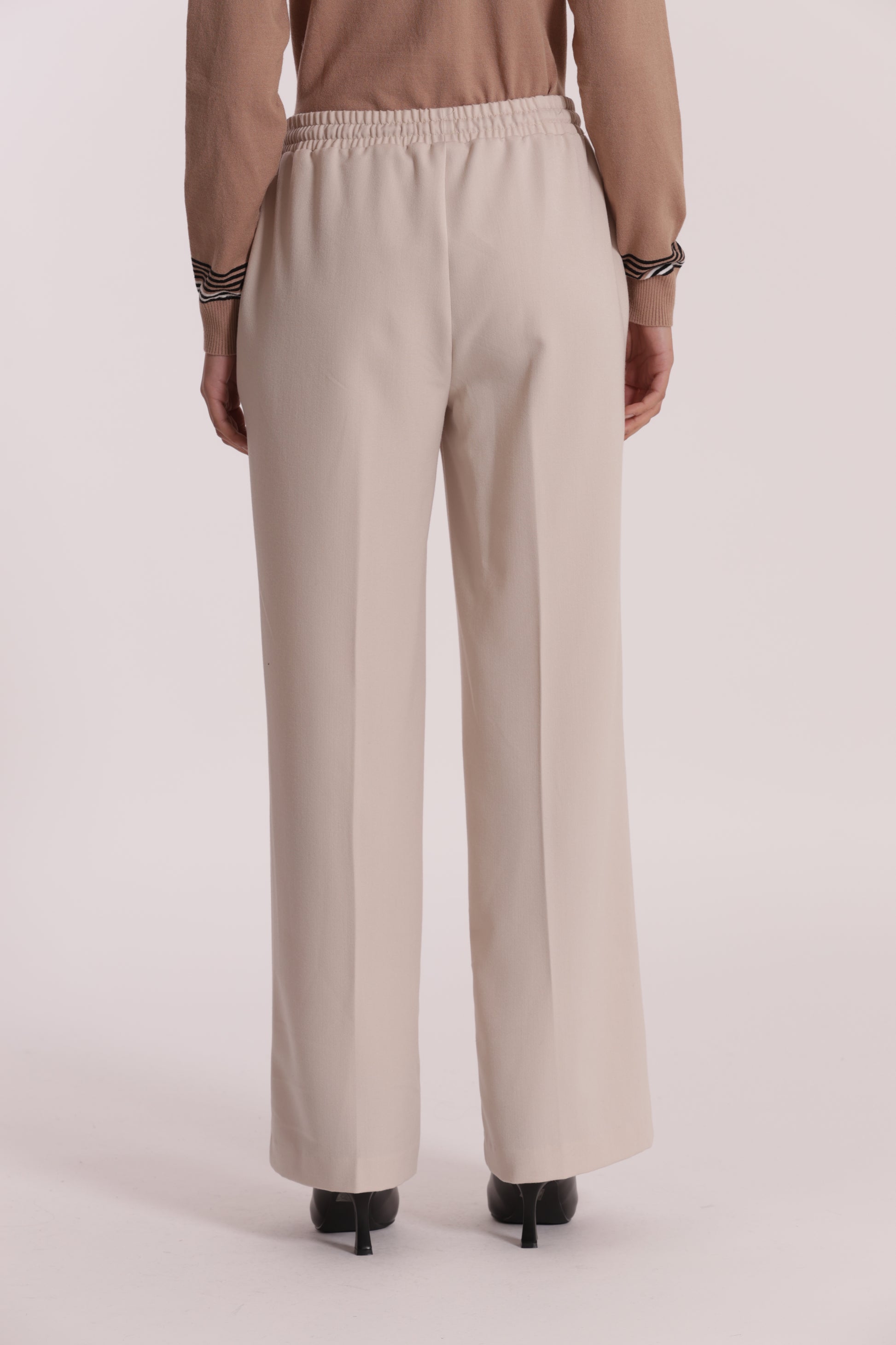 PANTALONE JOGGER PALAZZO IN POLYVISCOSA