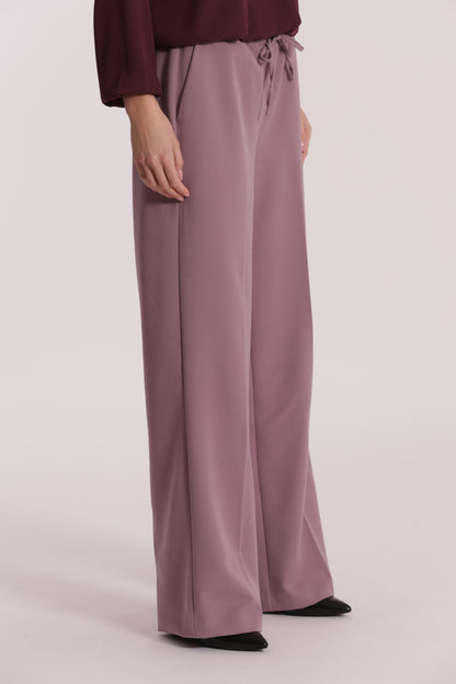 PANTALONE JOGGER PALAZZO IN POLYVISCOSA