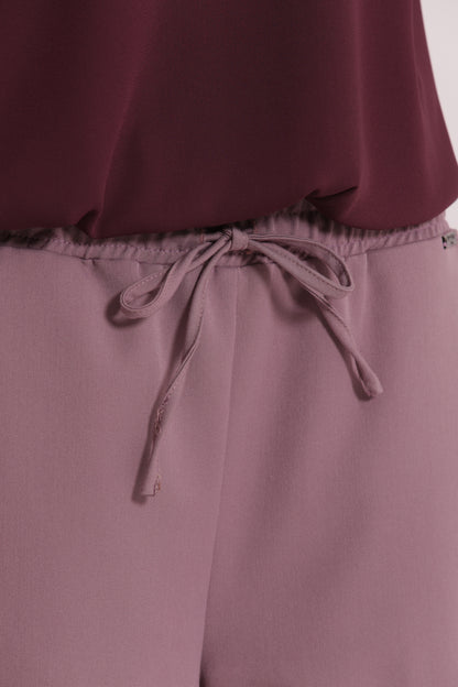 PANTALONE JOGGER PALAZZO IN POLYVISCOSA