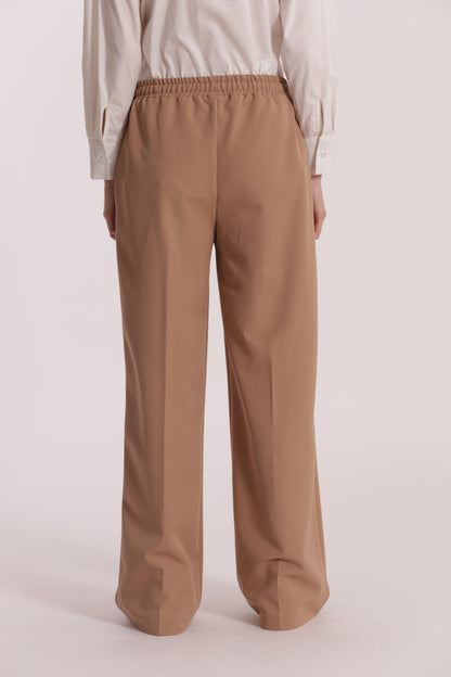 PANTALONE JOGGER PALAZZO IN POLYVISCOSA