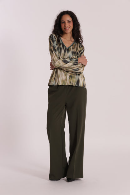 PANTALONE JOGGER PALAZZO IN POLYVISCOSA