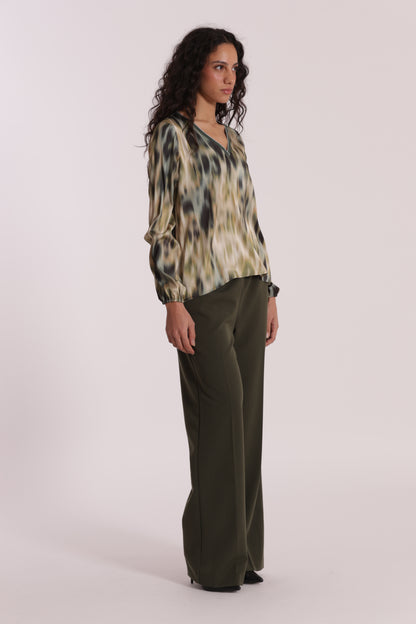 PANTALONE JOGGER PALAZZO IN POLYVISCOSA