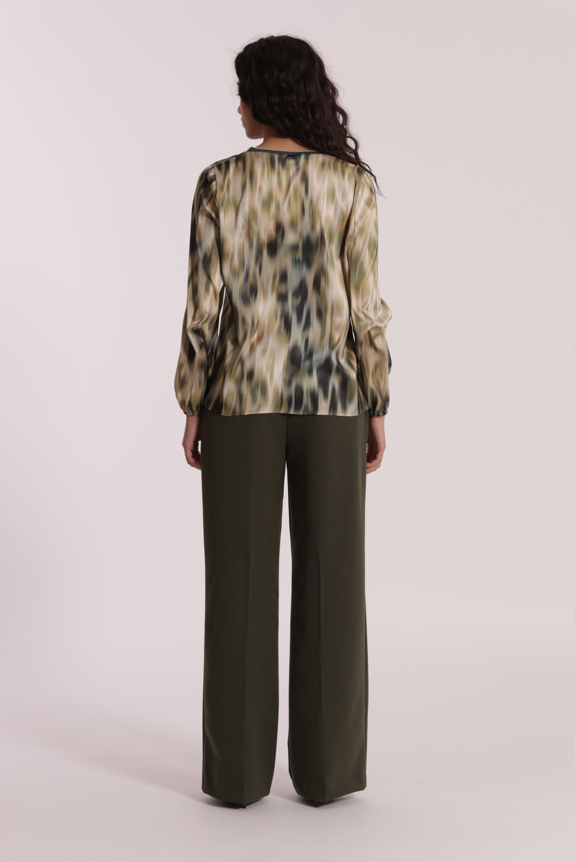PANTALONE JOGGER PALAZZO IN POLYVISCOSA