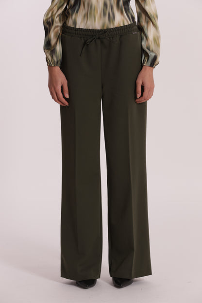 PANTALONE JOGGER PALAZZO IN POLYVISCOSA