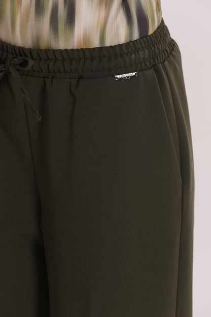 PANTALONE JOGGER PALAZZO IN POLYVISCOSA