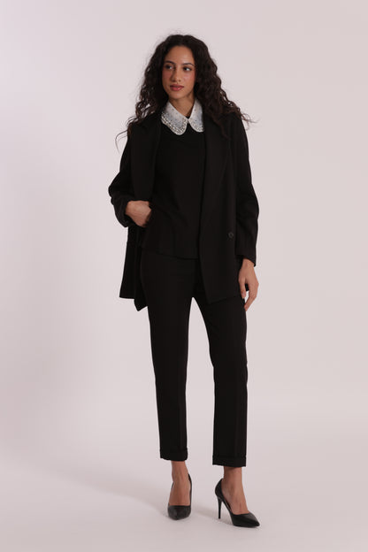 PANTALONE SIGARETTA IN POLYVISCOSA