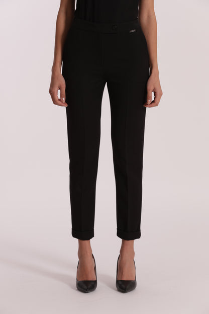 PANTALONE SIGARETTA IN POLYVISCOSA