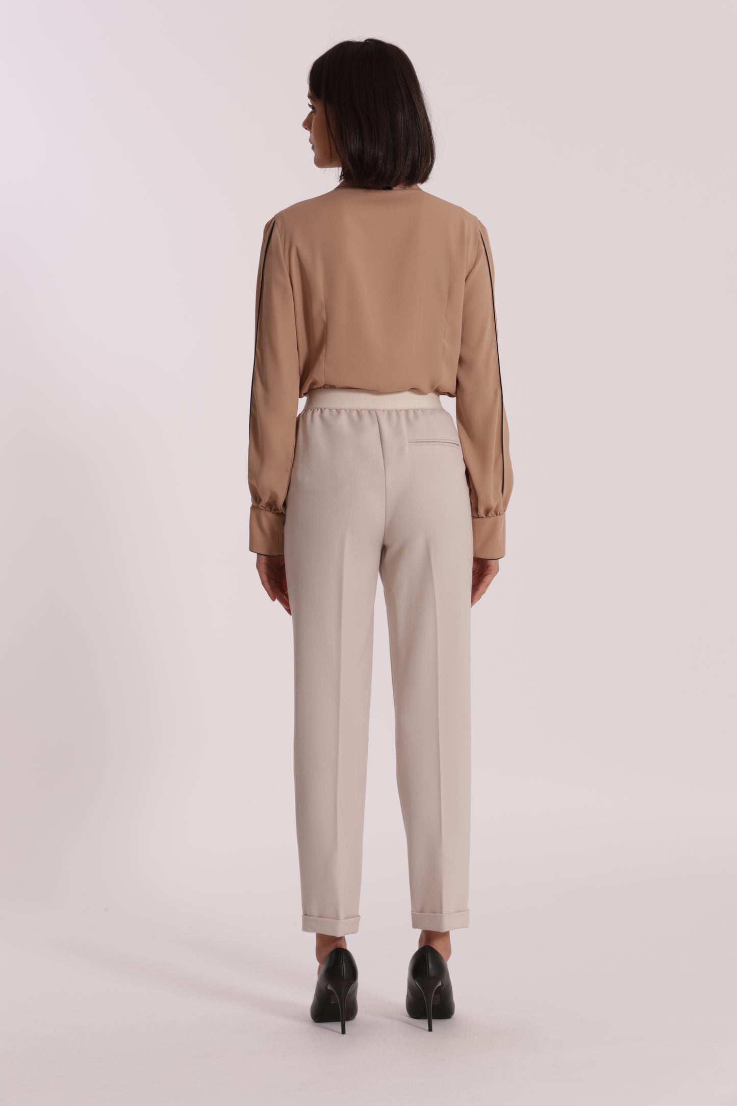 PANTALONE SIGARETTA IN POLYVISCOSA