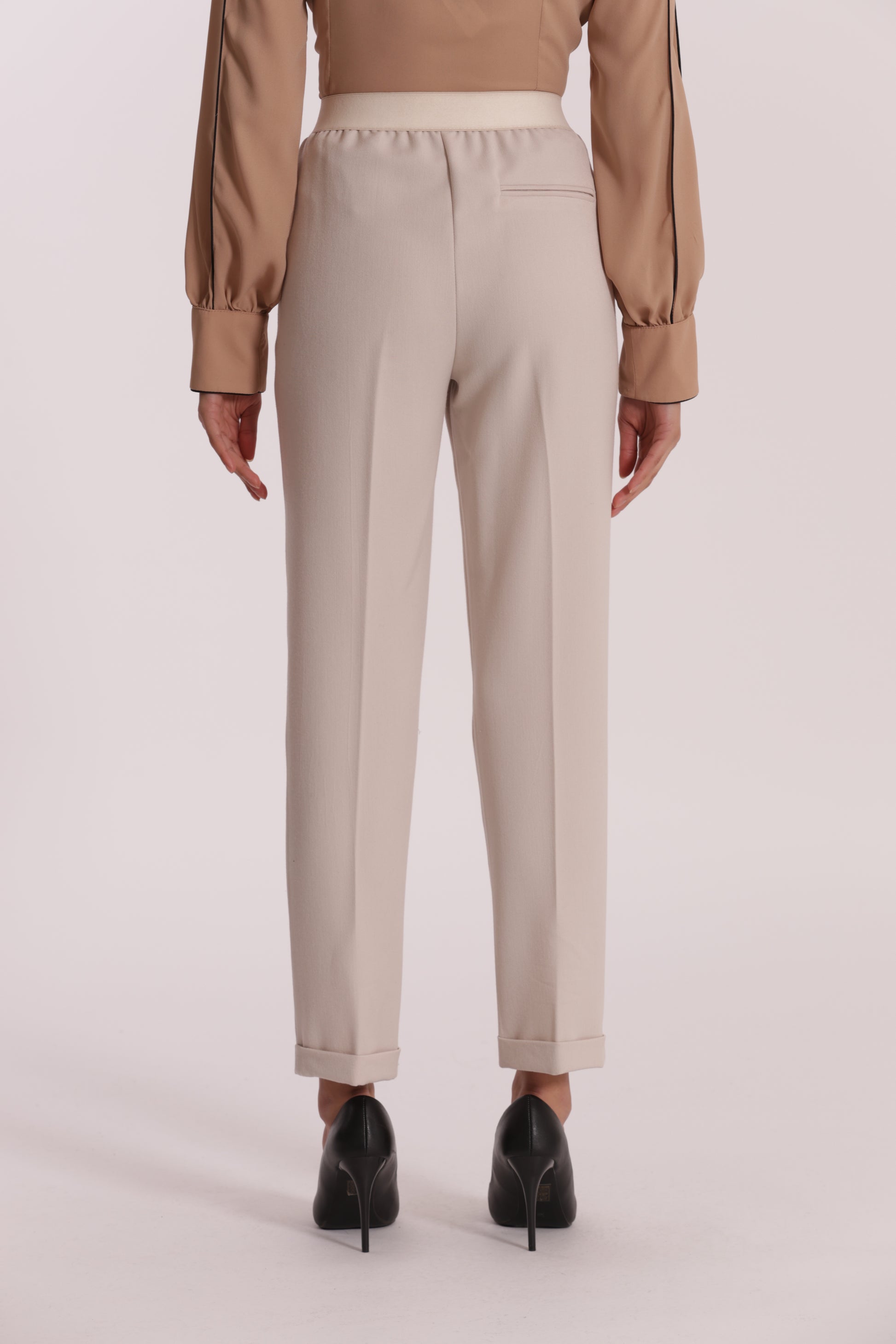 PANTALONE SIGARETTA IN POLYVISCOSA