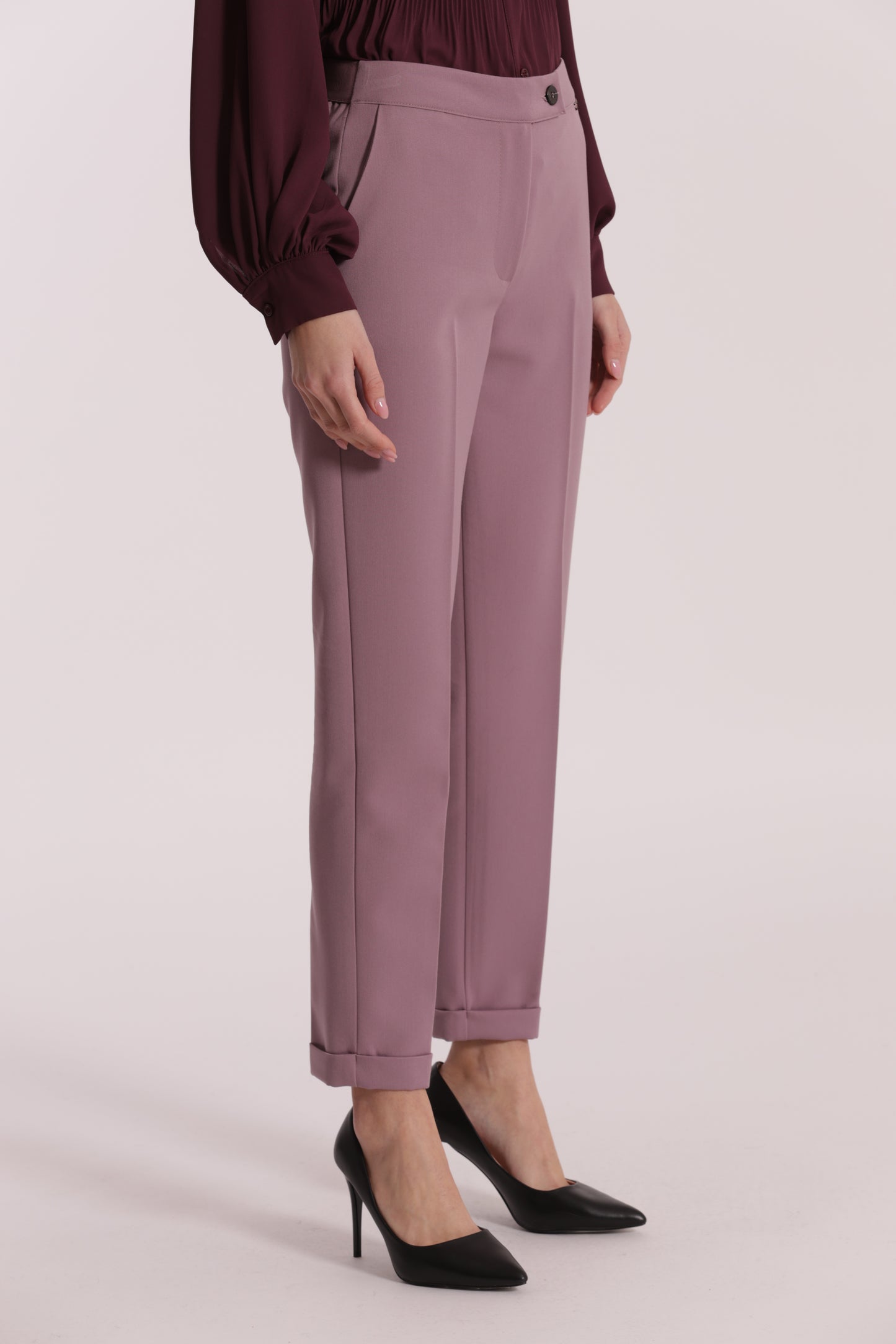 PANTALONE SIGARETTA IN POLYVISCOSA
