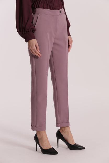 PANTALONE SIGARETTA IN POLYVISCOSA