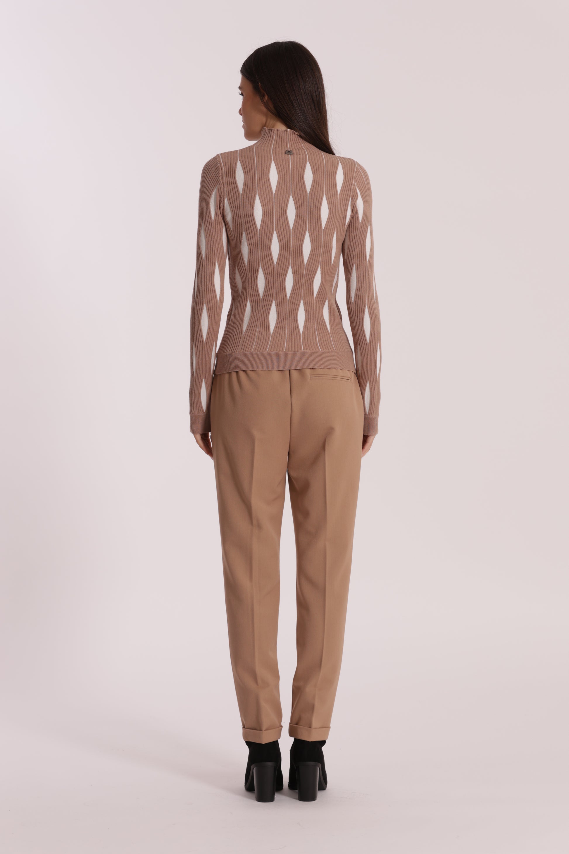 PANTALONE SIGARETTA IN POLYVISCOSA