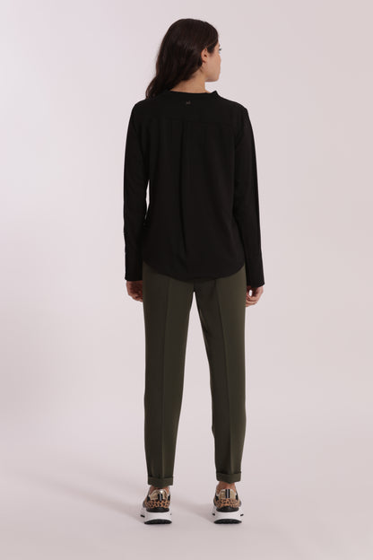 PANTALONE SIGARETTA IN POLYVISCOSA