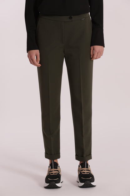 PANTALONE SIGARETTA IN POLYVISCOSA