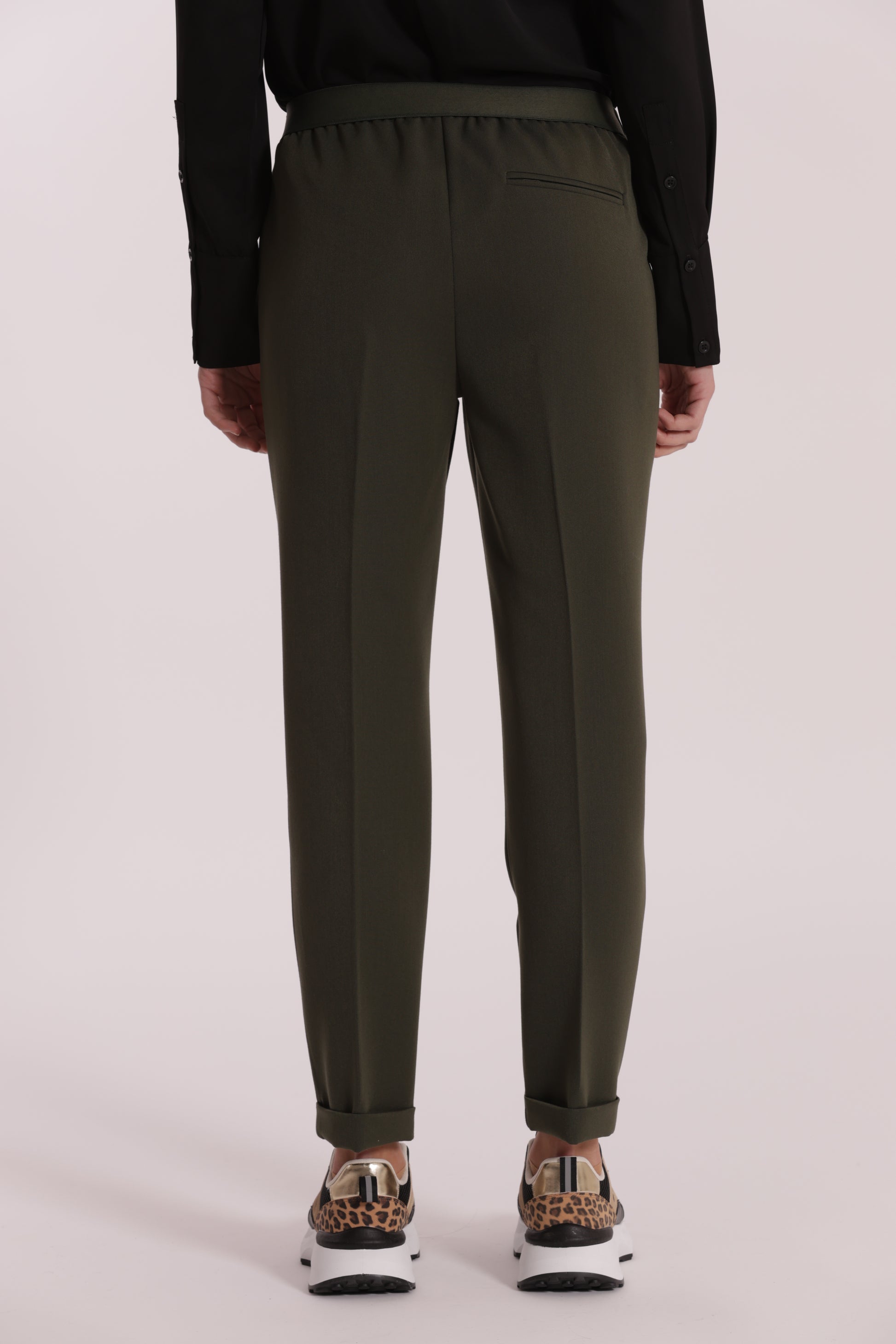 PANTALONE SIGARETTA IN POLYVISCOSA