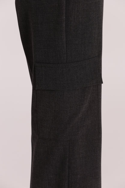 PANTALONE PALAZZO IN TESSUTO FIAMMATO