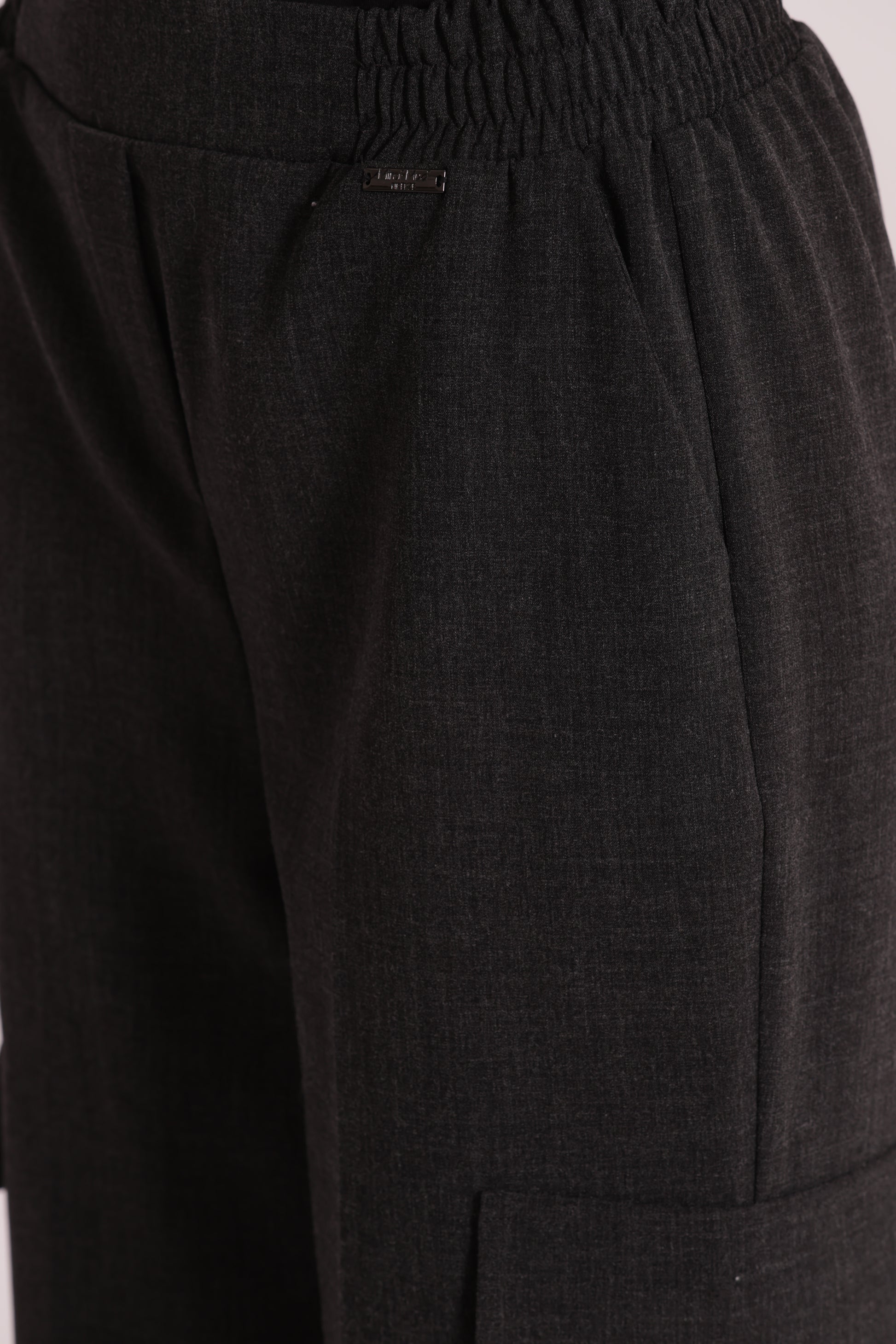 PANTALONE PALAZZO IN TESSUTO FIAMMATO