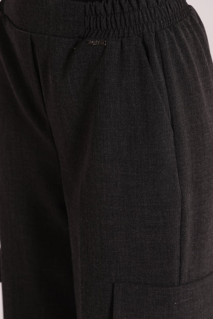 PANTALONE PALAZZO IN TESSUTO FIAMMATO