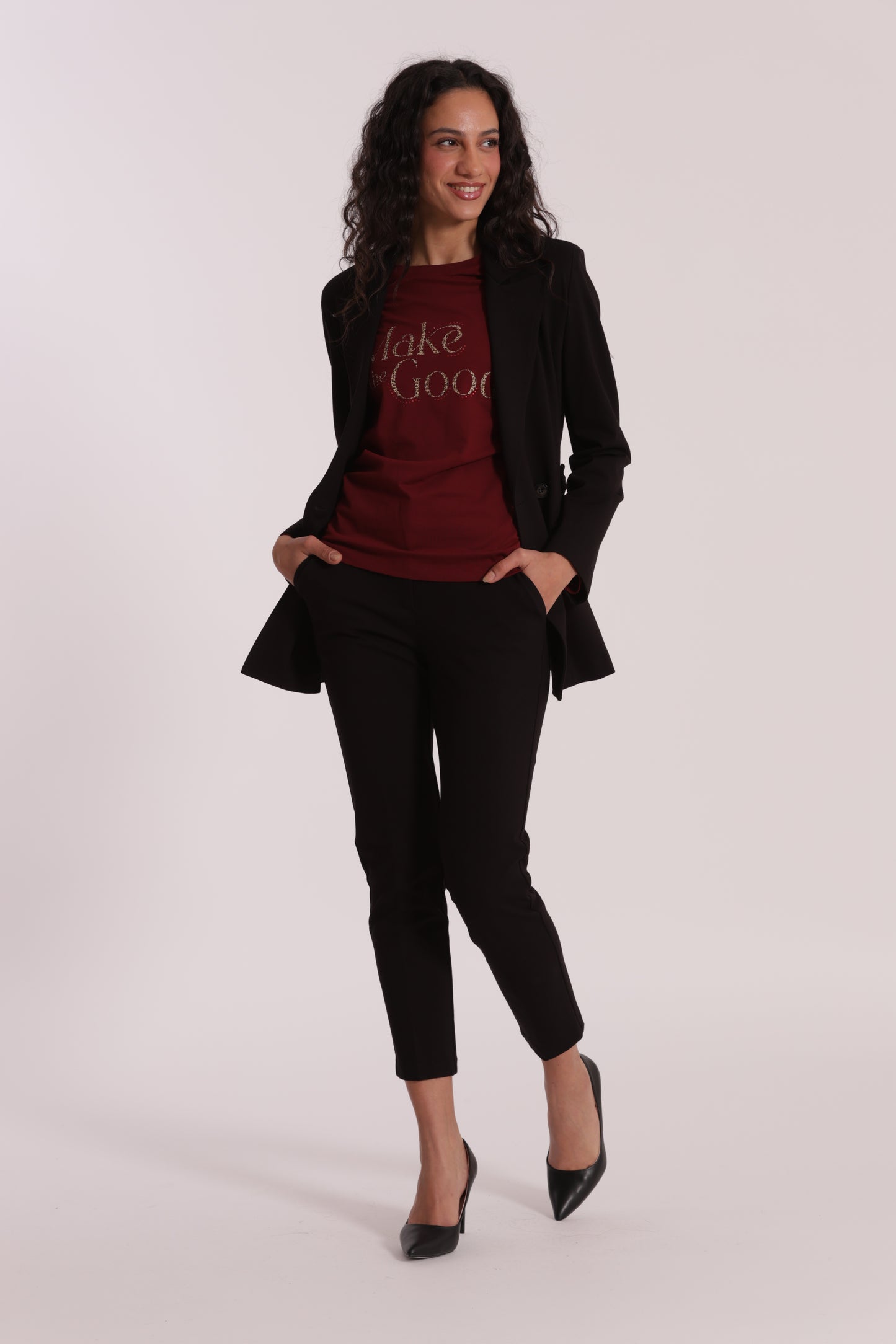 PANTALONE SIGARETTA IN PUNTO MILANO