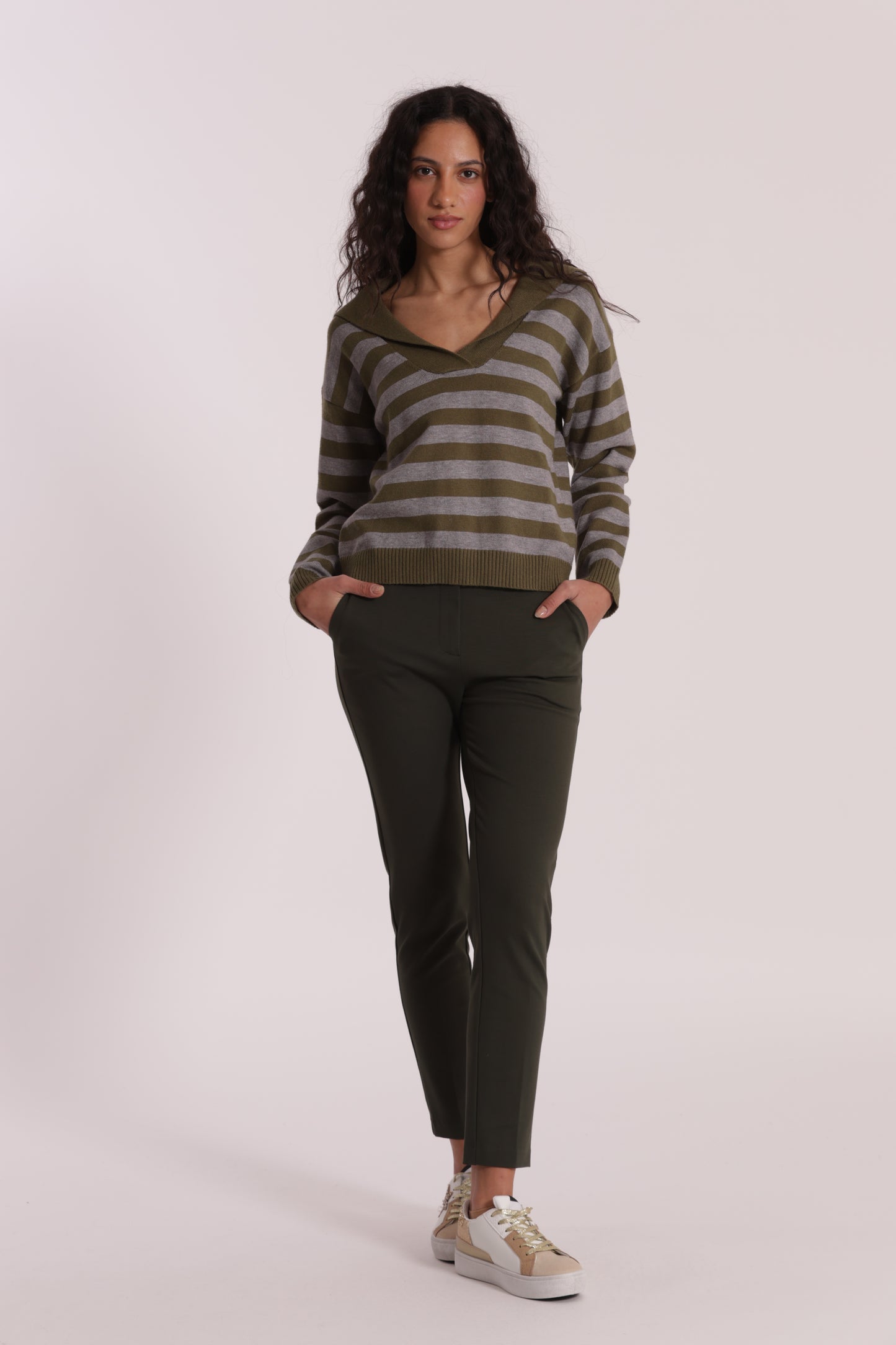 PANTALONE SIGARETTA IN PUNTO MILANO