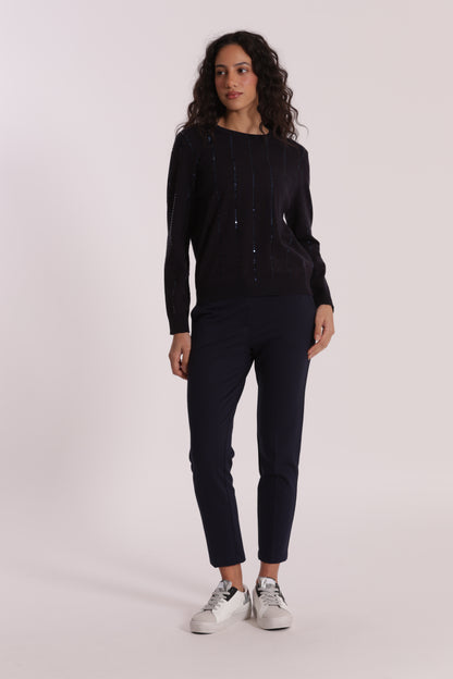 PANTALONE SIGARETTA IN PUNTO MILANO