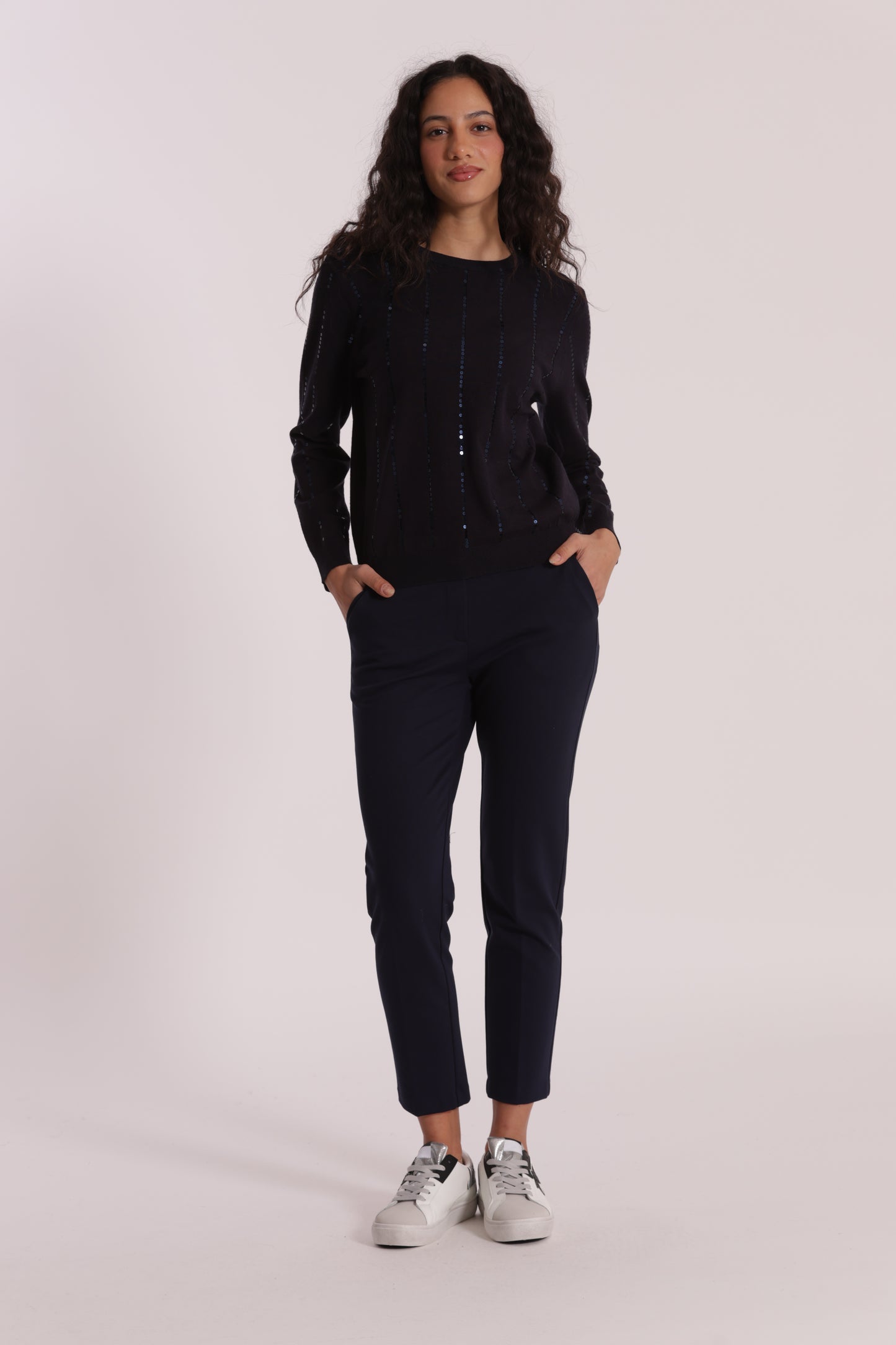 PANTALONE SIGARETTA IN PUNTO MILANO