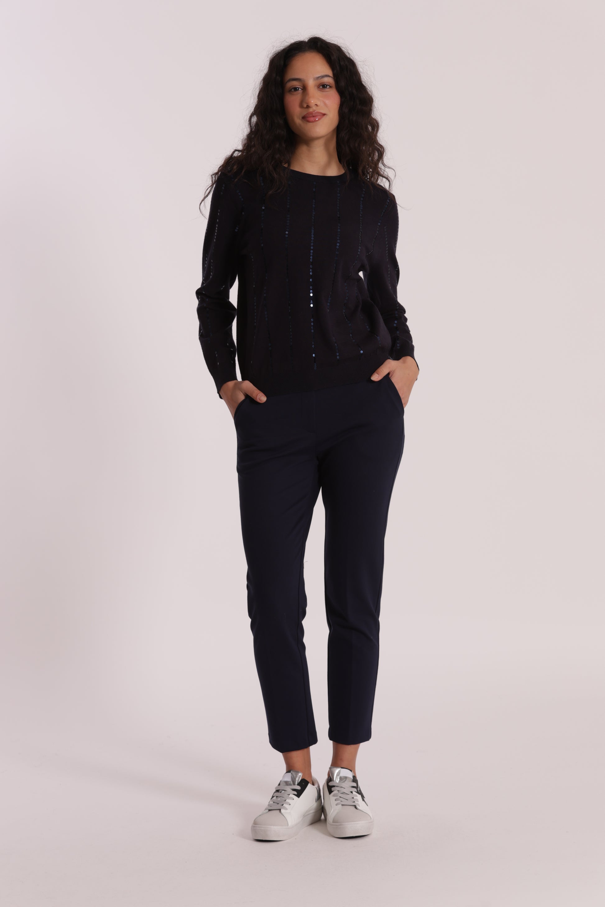 PANTALONE SIGARETTA IN PUNTO MILANO