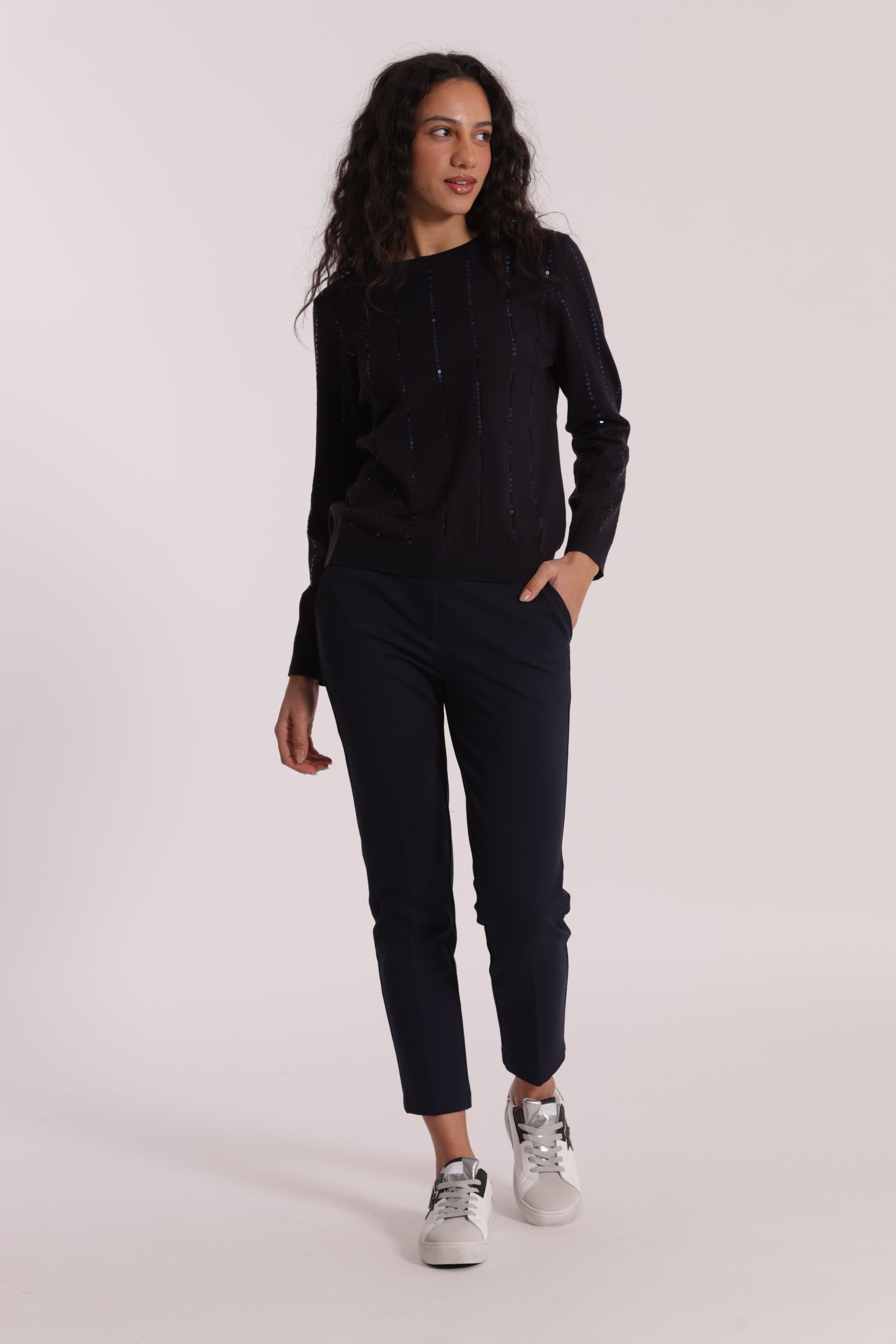 PANTALONE SIGARETTA IN PUNTO MILANO