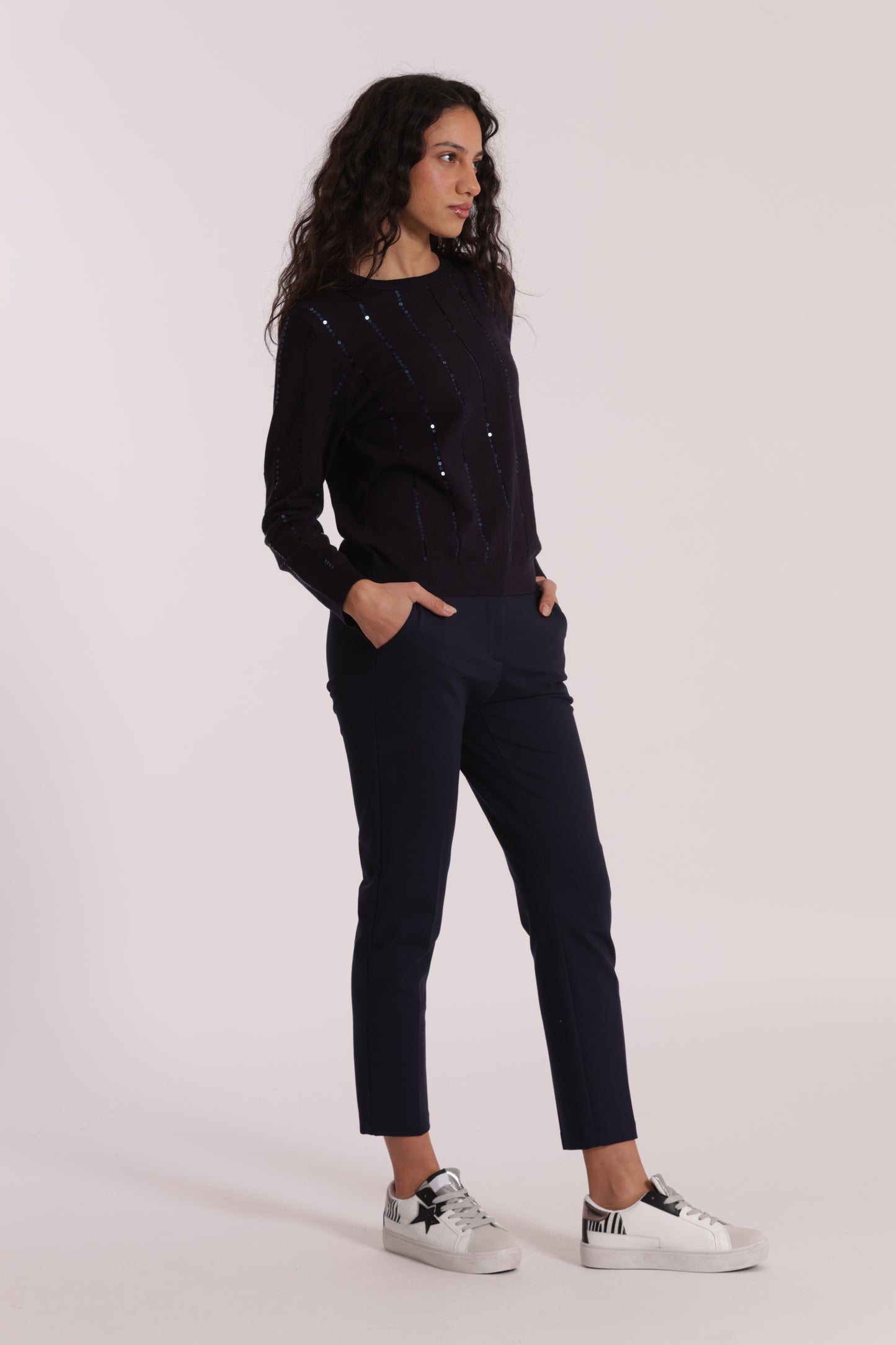 PANTALONE SIGARETTA IN PUNTO MILANO
