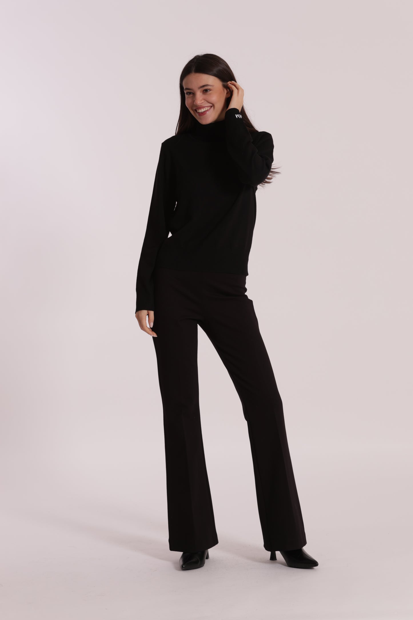 PANTALONE FLARE IN PUNTO MILANO