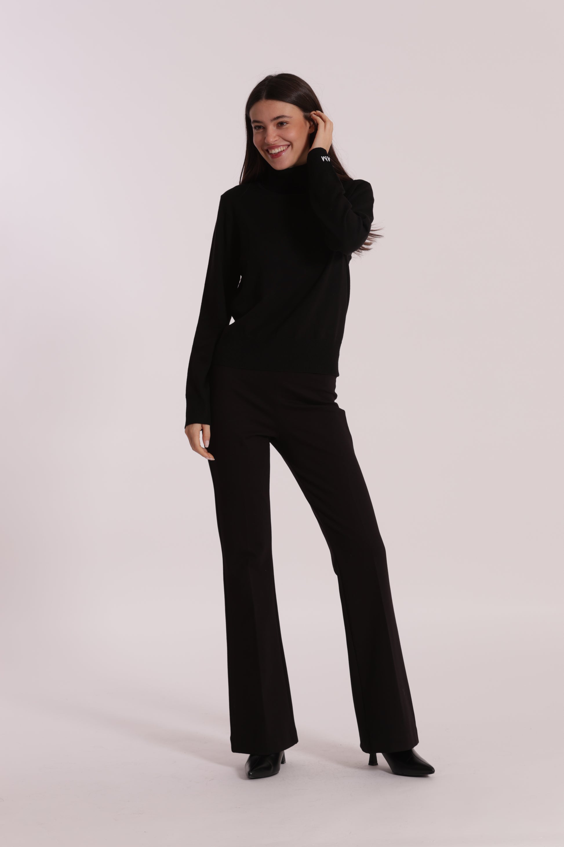 PANTALONE FLARE IN PUNTO MILANO
