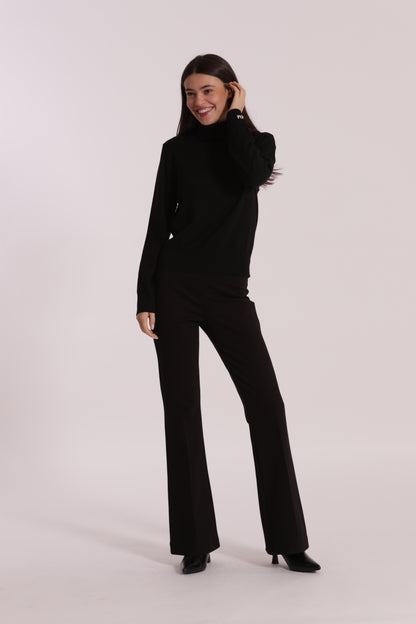 PANTALONE FLARE IN PUNTO MILANO