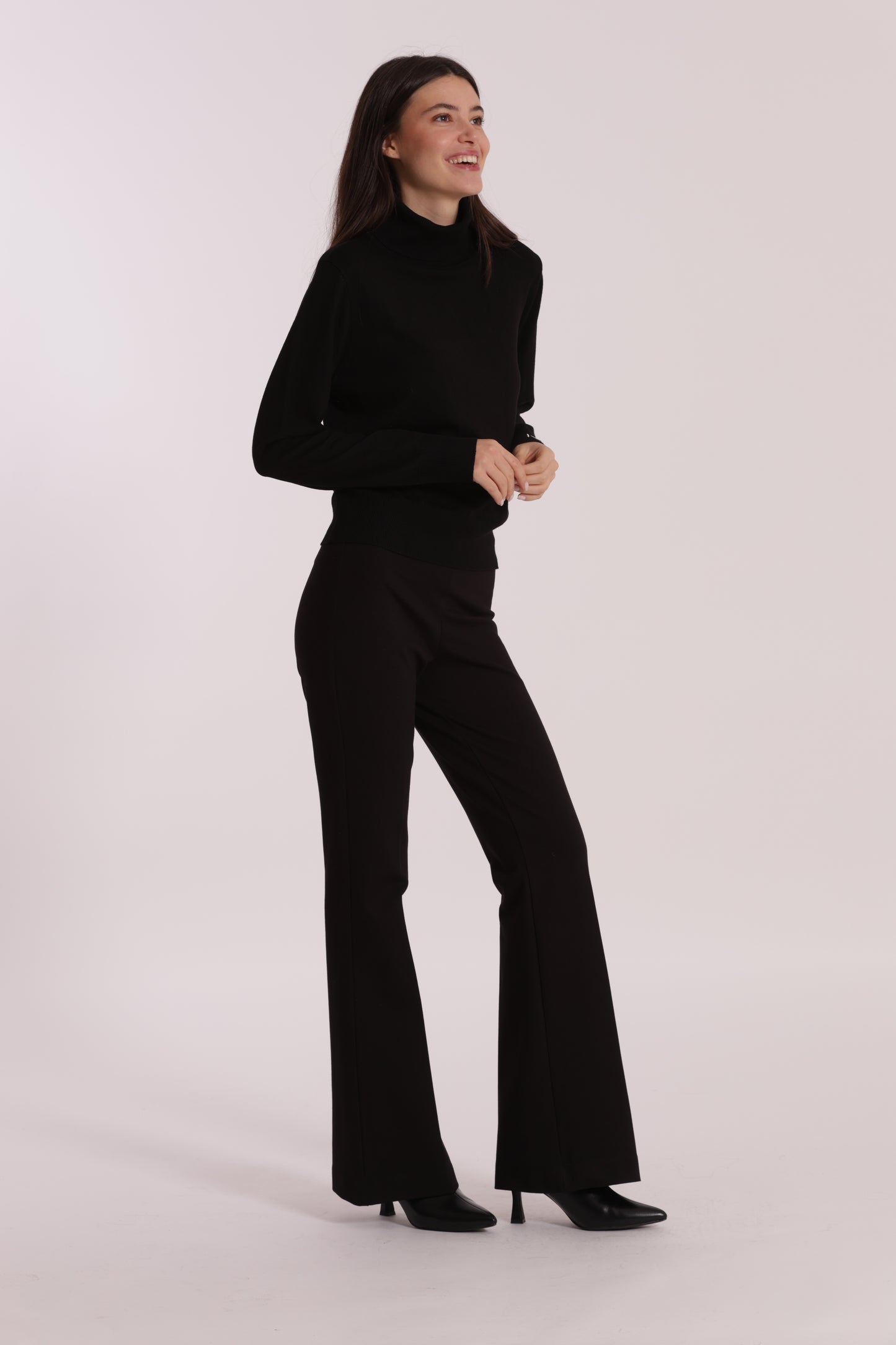 PANTALONE FLARE IN PUNTO MILANO