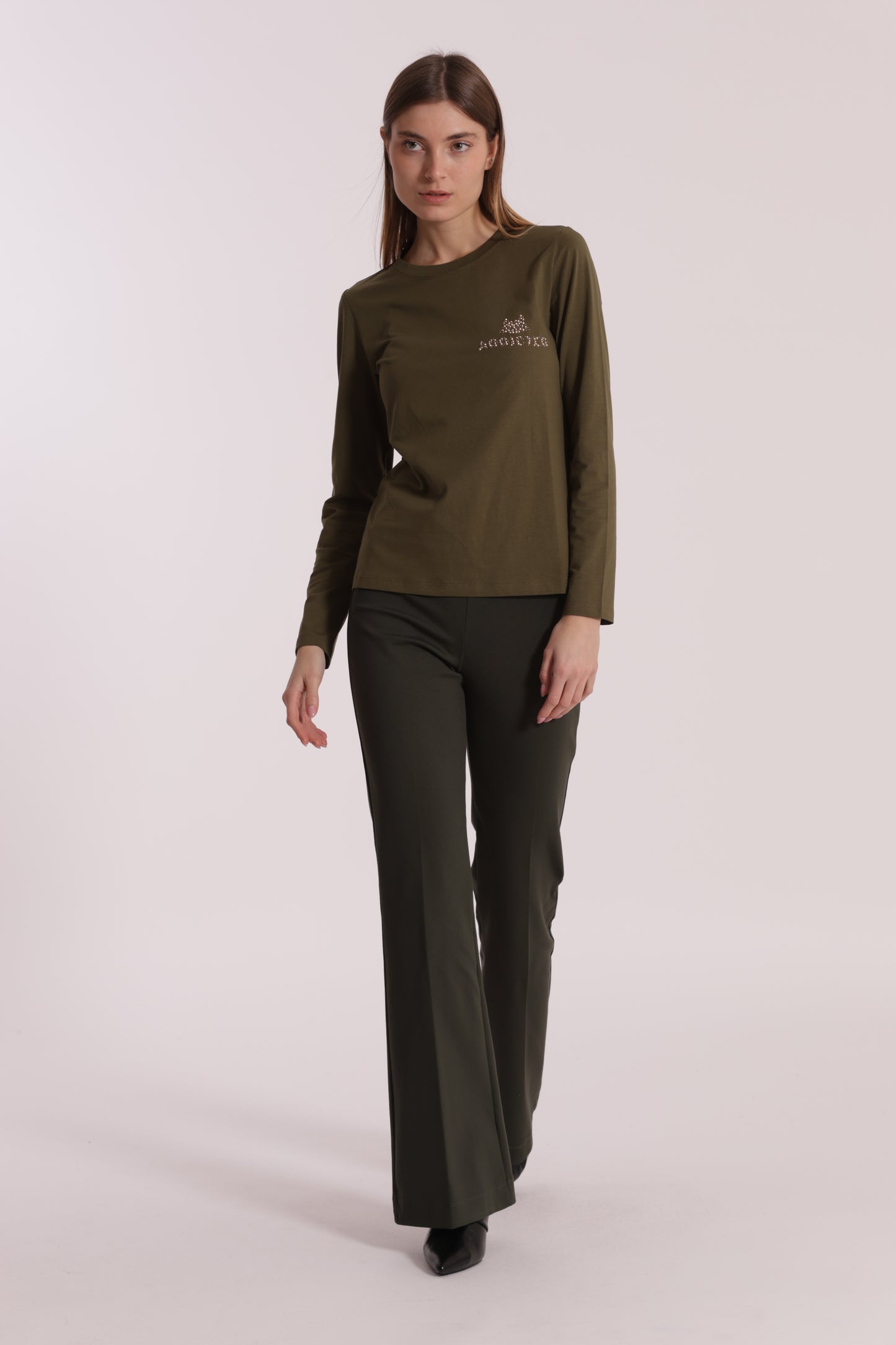 PANTALONE FLARE IN PUNTO MILANO