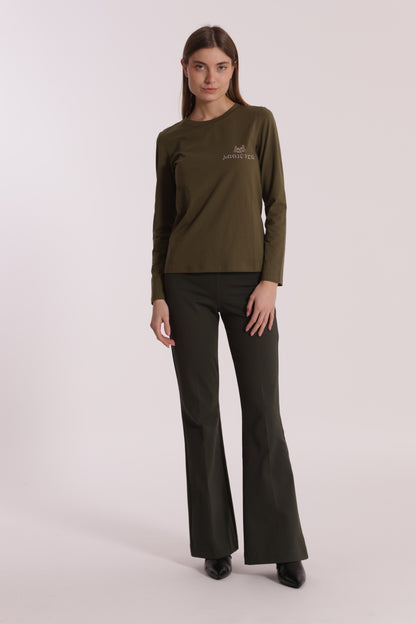 PANTALONE FLARE IN PUNTO MILANO