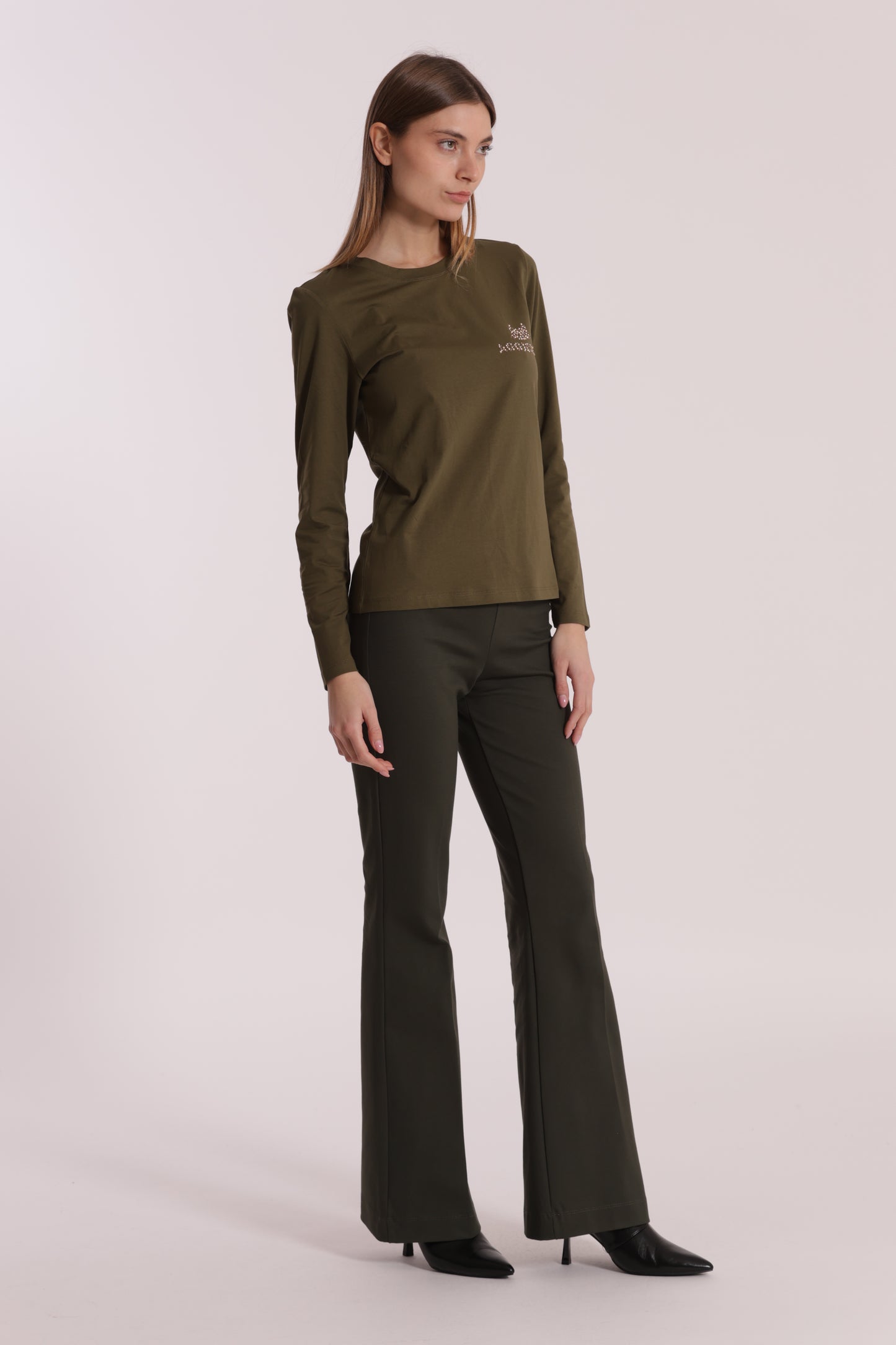 PANTALONE FLARE IN PUNTO MILANO