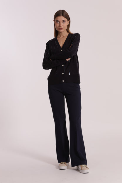 PANTALONE FLARE IN PUNTO MILANO