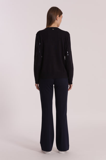 PANTALONE FLARE IN PUNTO MILANO
