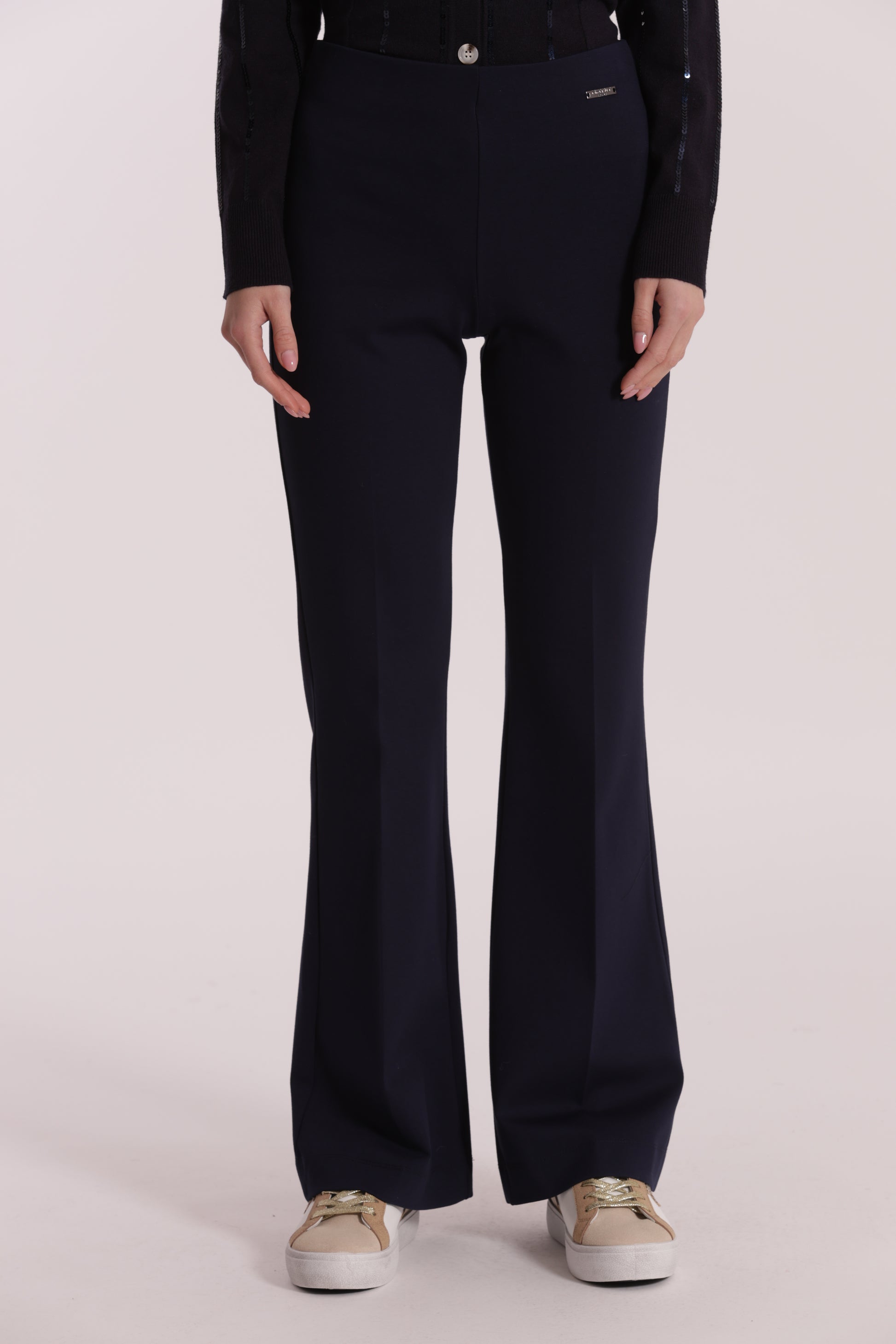 PANTALONE FLARE IN PUNTO MILANO
