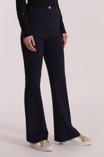 PANTALONE FLARE IN PUNTO MILANO