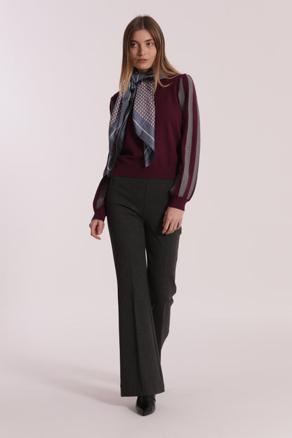 PANTALONE FLARE IN PUNTO MILANO